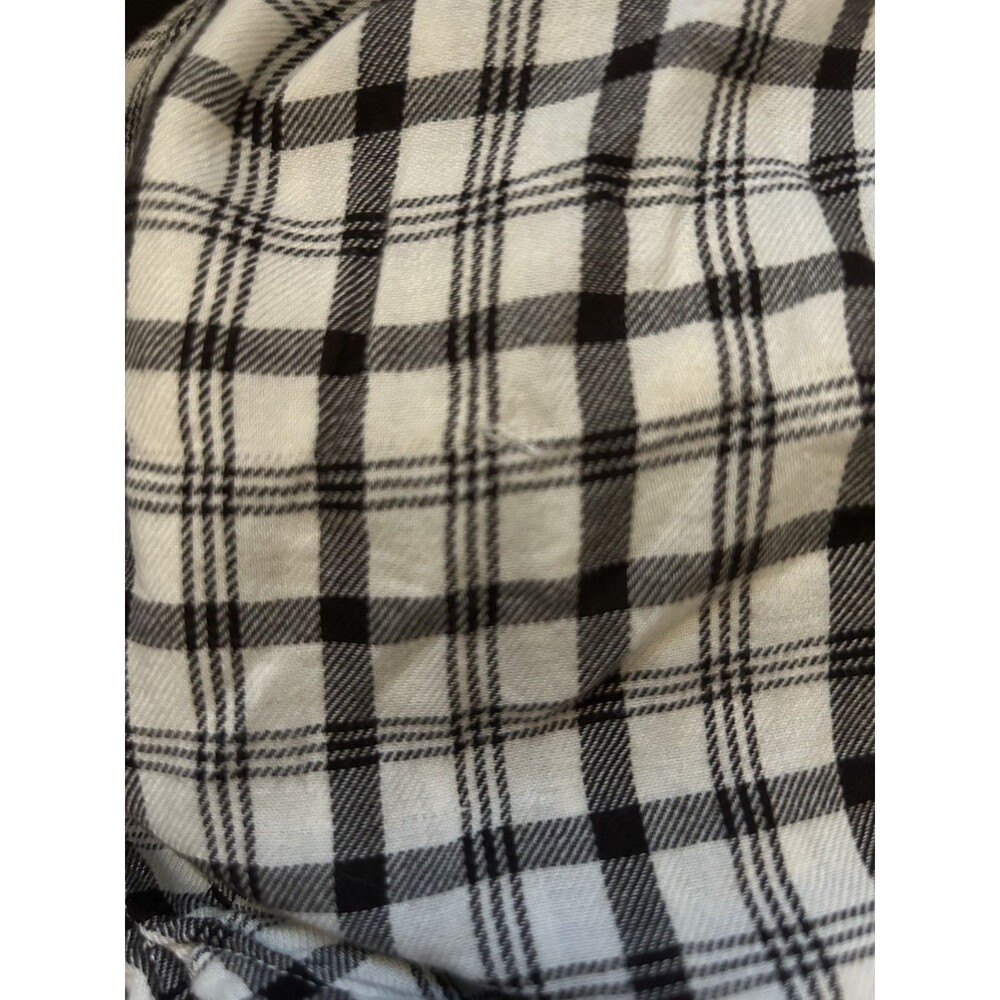 MADEWELL Heathered Flannel Dolman Button-Up Shirt XL Antique Cream Soft A4 - Picture 6 of 6